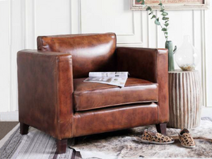 Leather armchair KENNEDY - Kif-Kif Import