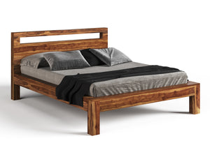 Enzo brown bed