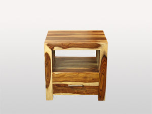 Enzo champagne bedside table